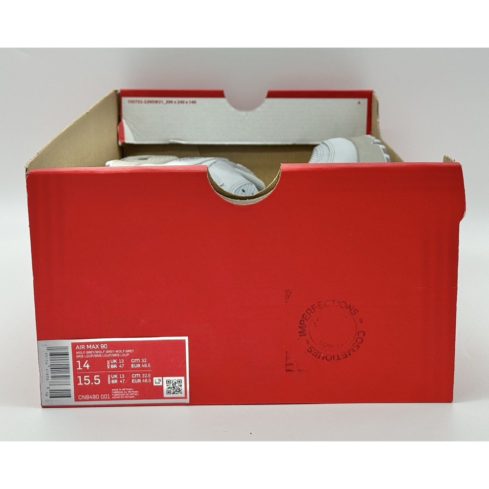 Nike Air Max‎ 90 Triple Grey Size 14 CN8490 001 - Picture 8 of 9